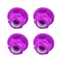 Pikkukuva 3 / 9: 4 kpl Alumiini M4 Rengasmutterit Sopivat Fayee 1/12 WL 1/12 12423 Maastoautolle Violetti 0119P