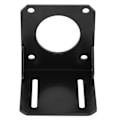 Miniatyrbillede 3 af 10: 1 stk Sort Rustfrit Stål Monteringsskinne til 57 NEMA23 Trinmotor - Holdbar Holder Stativ