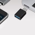 Miniatyrbilde 5 av 5: USB 3.0 C OTG-adapter USB TIL Type C-adapter TIL Pro Mi 10 Min-adapter USB Type C OTG-konverter Black