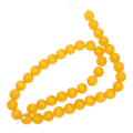 Miniatyrbillede 8 af 10: Smykkebutik Orange: 10mm Stenperler til DIY Halskæder og Armbånd - Perfekt til at lave Unikt Smykke!