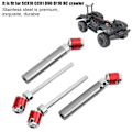 Pikkukuva 8 / 10: 2 kpl Universal Drive Shaft CVD 110-155mm SCX10 CC01 D90 D110 RC-kiipeilijälle