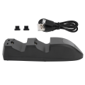 Miniatyrbilde 1 av 11: Trådløs kontroller ladestasjon Micro USB bærbar hurtiglading lader for PS4/SLIM/PRO
