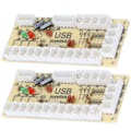 Miniatyrbilde 9 av 11: Arcade-spillkontroll USB-koder Zero Delay USB til Joystick-knapp for PC for MAME for Raspberry Pi RetroQM070913 (Dobbel)