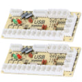 Miniatyrbillede 9 af 11: Arcade Spil Controller USB Encoder Zero Delay USB til Joystick Knap til PC til MAME til Raspberry Pi RetroQM070913 (Dobbelt)