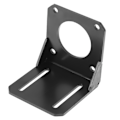 Miniatyrbillede 1 af 10: 1 stk Sort Rustfrit Stål Monteringsskinne til 57 NEMA23 Trinmotor - Holdbar Holder Stativ