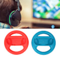 Miniatyrbillede 11 af 11: 2 stk. Rattet Controller Bærbar Racing Spil Tilbehørssæt til Switch (Rød Blå)