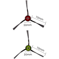 Miniatyrbillede 5 af 5: 10 stk Sidebørste reservedele til Ecovacs Robotstøvsuger DEEBOT OZMO 920 950 T8 AIVI Max T9 T5 N5 N7 N8+ N8 Pro N8 Pro DX55 DX93 DJ65 X1 Om
