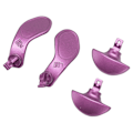 Pikkukuva 10 / 11: 4 kpl Pelikonsolin Ohjainta Takaisin Melliset Vaihtopainikkeet PS5 Edge Ohjaimelle Violetti