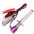 Miniatyrbillede 3 af 10: 6V -24V Elektronisk Glødeplugsstarter Tændrør Passer til Nitro RC Bilmotor (Lilla)