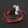 Pikkukuva 4 / 10: 8 kpl 5 mm etu- ja takavalot LED-valot RC-mallin drift-autolle