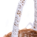 Miniatyrbilde 9 av 11: Legg til boblekolonner og boblebomull for å sende blomster, håndverk, blomsterkurver, blomsterkurver, små bærbare kurver [Jentekurv Medium]