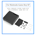 Pikkukuva 11 / 11: Nintendo Game Boy Advance GBA SP:lle suojaava ABS-kotelo ja korjaussarja, musta