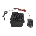 Miniatyrbillede 7 af 11: Tastatur Mus Konverter Turbo Funktion Kabelbundet Spil Tastatur og Mus og Konverter Combo til PS til Xbox til Switch