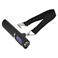 Pikkukuva 2 / 10: 3-in-1 Digitaalinen Matkalaukkuvaa'a (50kg/110lbs) Taskulampulla ja Power Bank -toiminolla - LCD-näyttö Matkatavaroiden Painon Mittaamiseen