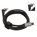 Miniatyrbild 9 av 11: 90 Graders USB-C-kabel 4K 60Hz Stöder PD100W Typ C 3.1 Gen2 Full Function USB-C Snabbladdningskabel för Steam Deck 150cm/59.1in