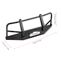 Miniatyrbillede 10 af 10: Crashproof Metal Front Bumper til RC4WD D90 Axial SCX10 1/10 RC Klatrebil