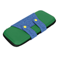 Miniatyrbilde 4 av 11: Spillveske for Switch, Hard Shell, Slitesterk, Dobbel Glidelås, Bærbar EVA Spill Oppbevaringsveske, Grønnblå for Switch