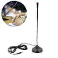 Miniatyrbilde 11 av 11: Svanehals Trådløs Mikrofon Svart 360 Grader Opptak Desktop Svanehals Mikrofon for Karaoke Konferanse Opptak 3.5mm