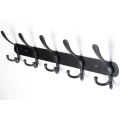 Miniatyrbillede 2 af 5: (15 Kroge, 2 Pakker) Væghængte Kroge, Væghængt Frakkeholder, Frakkekroge, Rustfrit Stål Væghængt Frakkeholder, Frakkeholder, Sort Væghængt Krog