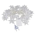 Miniatyrbilde 6 av 10: 40 LED-lyslenke med snøflak for utendørs juledekorasjon - Perfekt for terrasser og hager, EU 220V