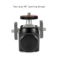 Miniatyrbild 7 av 10: K26 360° Rotationsbart Mini Stativ & Monopod med Dubbelöppnande Kulhuvud och 1/4 Tums Fäste för SLR-kameror