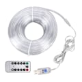 Pikkukuva 6 / 10: Värikkäät USB-virralla toimivat LED-köysivalot ulkokäyttöön - Kaukosäätimellä varustetut joulu- ja puutarhakoristevalot