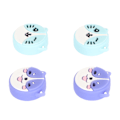 Miniatyrbild 9 av 11: Joystick-skydd förhindrar glidning Söt katt- och hundform Silikon tumgreppsskydd för Switch Lite 4 st