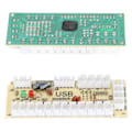 Miniatyrbilde 5 av 11: Arcade-spillkontroll USB-koder Zero Delay USB til Joystick-knapp for PC for MAME for Raspberry Pi RetroQM070913 (Dobbel)