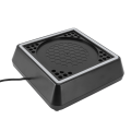 Miniatyrbilde 5 av 11: Kjølefan for bunnen 2.4A 5V 3 vindhastigheter Berøringssensor USB Kjølefan med lyslist for Xbox Series X Svart