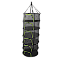 Miniatyrbillede 2 af 11: Foldbar Plante Tørring Net Multilayer Lynlås Design 60cm Diameter Urte Knopper Tør Net med Opbevaringspose 6 Lag