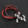 Pikkukuva 3 / 10: 8 kpl 5 mm etu- ja takavalot LED-valot RC-mallin drift-autolle