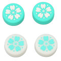 Miniatyrbilde 5 av 11: 4 stk. Tommelgrep Caps for Switch Myke Silikon Forhindrer Glidning Utskiftning Joystick Caps Tommelpinne Caps for Switch Lite Blå
