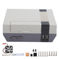 Pikkukuva 1 / 11: Retro Vintage -pelikonsolin kuori Raspberry Pi 2/3/B+ -laitteille, tuulettimen ja jäähdytyselementin kanssa, ABS-muovia PCB-levylle