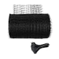 Miniatyrbilde 1 av 11: Hagenett og gjerde mot fugler og hjort Fuglenett Netting 4,2 meter lang og 4,2 meter bred (hull 1,2 cm tykk 12g/m2. Inkluderer 50 stk kabelbindere)
