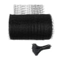 Miniatyrbillede 1 af 11: Have Net mod fugle og hjorte - Fuglenet 4,2 meter lang og 4,2 meter bred (hul 1,2 cm tyk 12g/m2. Inkluderer 50 stk. kabelbindere)