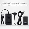 Miniatyrbild 6 av 11: Laddningsbart Batteripaket för XBOX 360 4800mah Ersättningsbatteripaket för XBOX 360