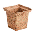 Miniatyrbillede 3 af 11: 6 stk. pakke med kokosnøddespalme firkantede frøplantekopper - enkelt nedre diameter 6 cm øvre diameter 10 cm høj 9 cm