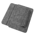 Ergonomisk Notebook Sleeve Stativ Blød Skriveunderlag, Holdbart Læderetui Til Bærbar Beskyttelse Mørkegrå Dark Grey