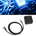 Pikkukuva 11 / 11: HD Multimedia Interface TV-telakka 3-in-1 4K Lataustelakka-sovitin USB 3.0-portilla Switch OLED -älypuhelimelle 100–240V EU-pistoke