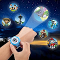 Miniatyrbild 5 av 5: Watch, projektionsleksaker, digital watch med projektor, barnleksak - 24 projektionsmönster, watch med digital projektor för pojkar och Gi