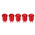 Pikkukuva 10 / 11: 822B Yksittäinen DIY-arkadipeliohjainlisävarustepaketti arkadille / taistelupeleille kotikäyttöön USB-sarja amerikkalaistyylisessä (punainen)