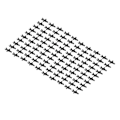 Miniatyrbilde 7 av 11: 100 stk 4/7 mm Slange Mikro Pigg End Plugger Vanningstilbehørsett for Hage Landskapsarbeid Plen