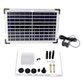 Miniatyrbillede 1 af 11: Solcelled Fontænepumpe 9V 10W Nem at Installere Solcelledrevet Fontæne Havepumpe Sæt til Fuglebad Have Baghave Pool Fisketank