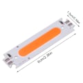 Pikkukuva 3 / 8: 10 kpl 12V 2W COB LED-siruja DIY-lamppuihin ja auton valaistukseen (Punainen)