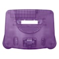 Miniatyrbilde 3 av 11: Etui for spillkonsoll, Retro ABS, Robust, Profesjonelt erstatningsskall for N64, Transparent Lilla