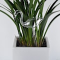 Miniatyrbillede 7 af 10: (Svan blomster vander) Blomster vander doven automatisk vanding blomster vander lavet af højt borosilikatglas