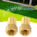 Miniatyrbilde 11 av 11: 2 stk G3/4 Hage Slange Adapter Messing Joint Connector Rørtilbehør for Hagevanning 50mm