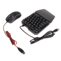 Miniatyrbillede 10 af 11: Tastatur Mus Konverter Sæt Trådløst RGB Mekanisk Tastatur Mus Adapter Combo til PS5 til PS3 til PS4 til Switch