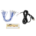 Miniatyrbild 4 av 11: QM070911 Fördröjningsfri Arcade USB-kodare DIY Arcade-kodare för Raspberry Pi 1 2 3 RetroPie