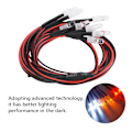 Pikkukuva 7 / 10: 8 kpl 5 mm etu- ja takavalot LED-valot RC-mallin drift-autolle